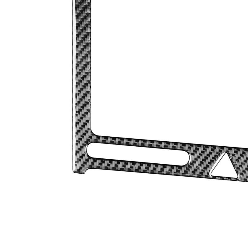 Kohlefaser Armaturenbrett Radio Stereo Panel Rahmen Verkleidung für 2013-2019 Ford Explorer