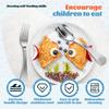 10 Pcs Kids Cutlery Set Stainless Steel Children Cutlery Kit Forks and Spoons Set Dessert Cake Fork Kids Silverware Kit for Home