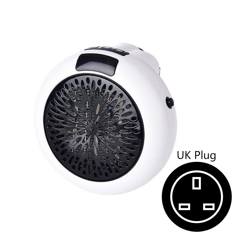 Portable 220v Mini Space Heater Wall-mounted Adjustable Constant Temperature Room Air Heater Timer Set Home Air Heater