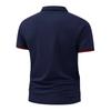 Summer New Men Short Sleeve Lapel Pure Color Polo Shirt Men Business Casual Golf Polo Shirt Tops
