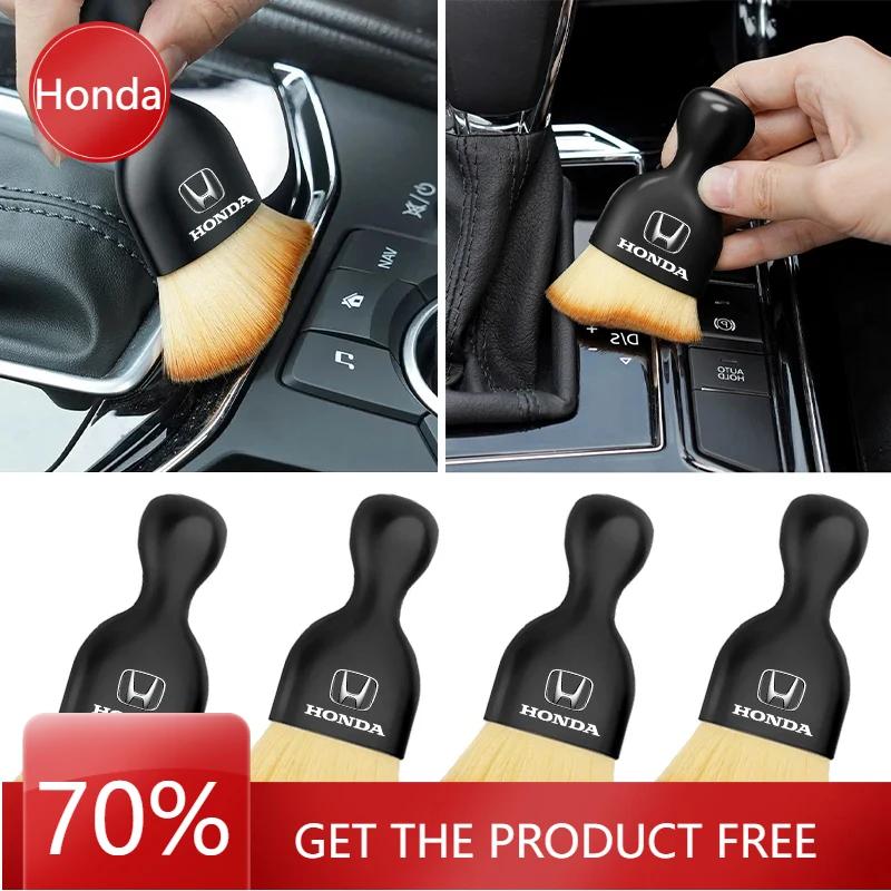 Car Hot 2025 Car Interior Cleaning Tool Air Conditioner Air Outlet Cleaning Soft Brush for Honda Civic Accord HRV Fit Jazz City