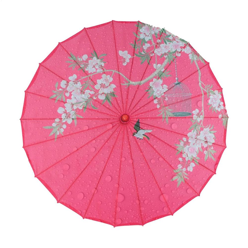 Decorative Umbrella Asian Classical Silk Elegant Chinese Cosplay Decoration Parasol Art for Birthday Parties Photography