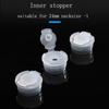 Non Spill Cosmetic Plastic Bottle Orifice Reducer Inner Sealing Plug With Hole Anti-leak Seal Stoppers for Bottle Inner Stopper