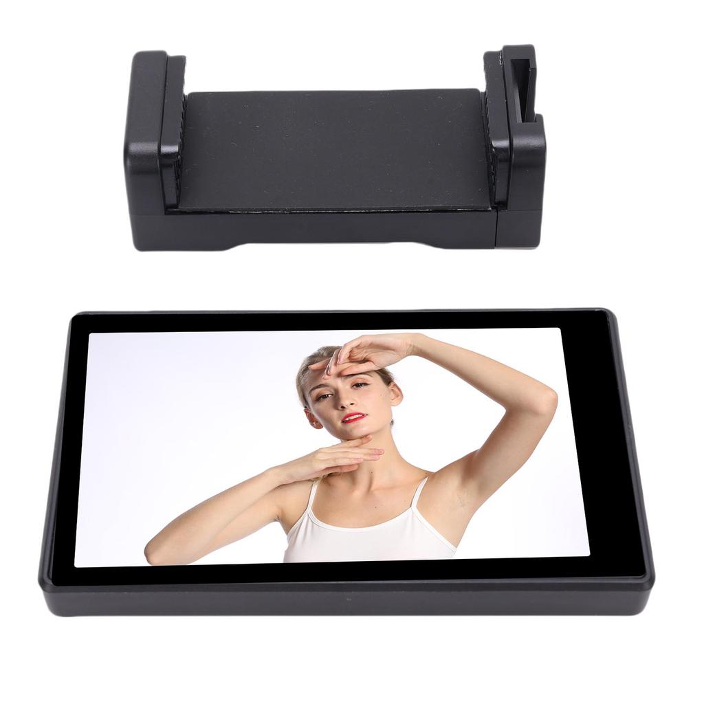 Phone Vlog Selfie Display Screen Magnetic Phone Clamp Rear Camera Selfie Screen for Live Streaming Video Recording