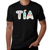 Tia Floral T-Shirt Basic Short Sleeve T-Shirt for Men