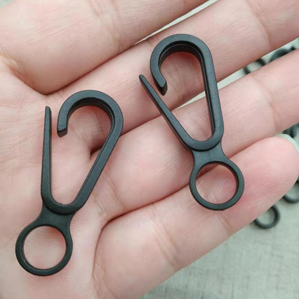 Portachiavi 100 pezzi/set Catena per Occhiali Fibbia Corda Anti-smarrimento Gancio Fibbia in Plastica Moschettone Piccolo Aggancio