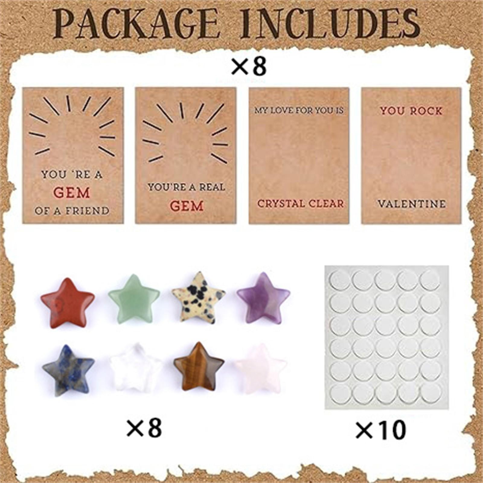 

Little Fresh Поздравительная открытка ко Дню защиты детей в школе Подарочная открытка ко Дню святого Валентина с натуральными кристаллами и драгоценными камнями Открытка на день рождения One Size