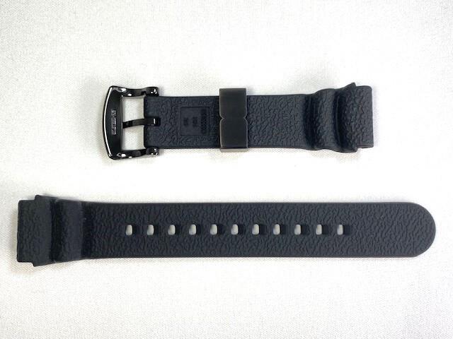 R02A011N0 SEIKO Prospex 20mm Genuine Silicone Rubber for Via Band, Black, SBDY087/4R35-04K0 (Ships Nekoposu)