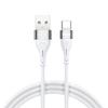Bwoo USB - USB-C Cable 1M 3A Minimalist Silicone White X280C