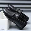 High Quality Men's Genuine Leather Korean Pointed Formal Leather Shoes Fashionable New Men's Comfortable and Non Slip Loafers