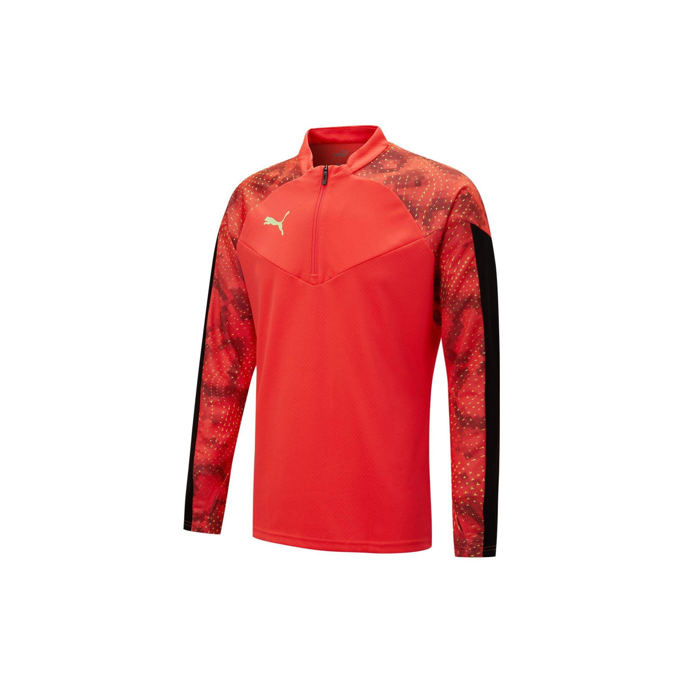 

Puma Slim Fit воротник-стойка с длинным рукавом, мужские топы, красный 658213-48