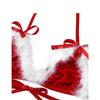 Lingerie Bikini Sexy Seduction Three-point Mesh Christmas Girl