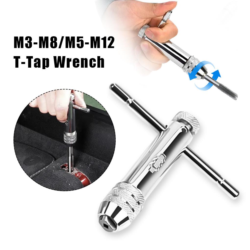 Stainless Steel Adjustable Ratchet Wrench Sturdy And Durable With Easy Positioning Forward And Reverse Wrench Tap Wrench