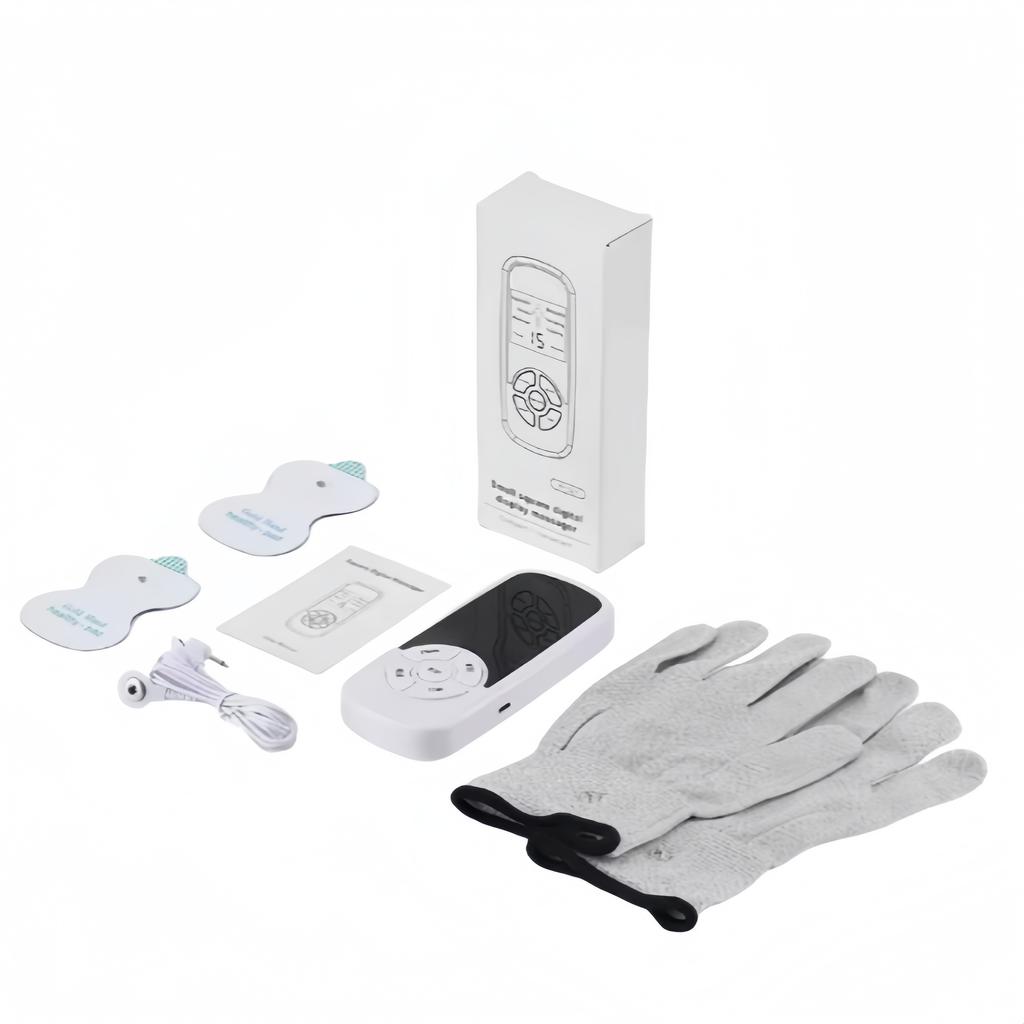 EMS Pulse Electric Muscle Stimulator Back Neck Body Massager Tens Acupuncture Meridian Physiotherapy Digital Massage Tools