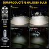 1pc H4 LED Projector Headlight Motorcycle 25W 50000LM Lens with Fan Cooling Automobile Hi Lo Beam Bulb For Haojue USR125