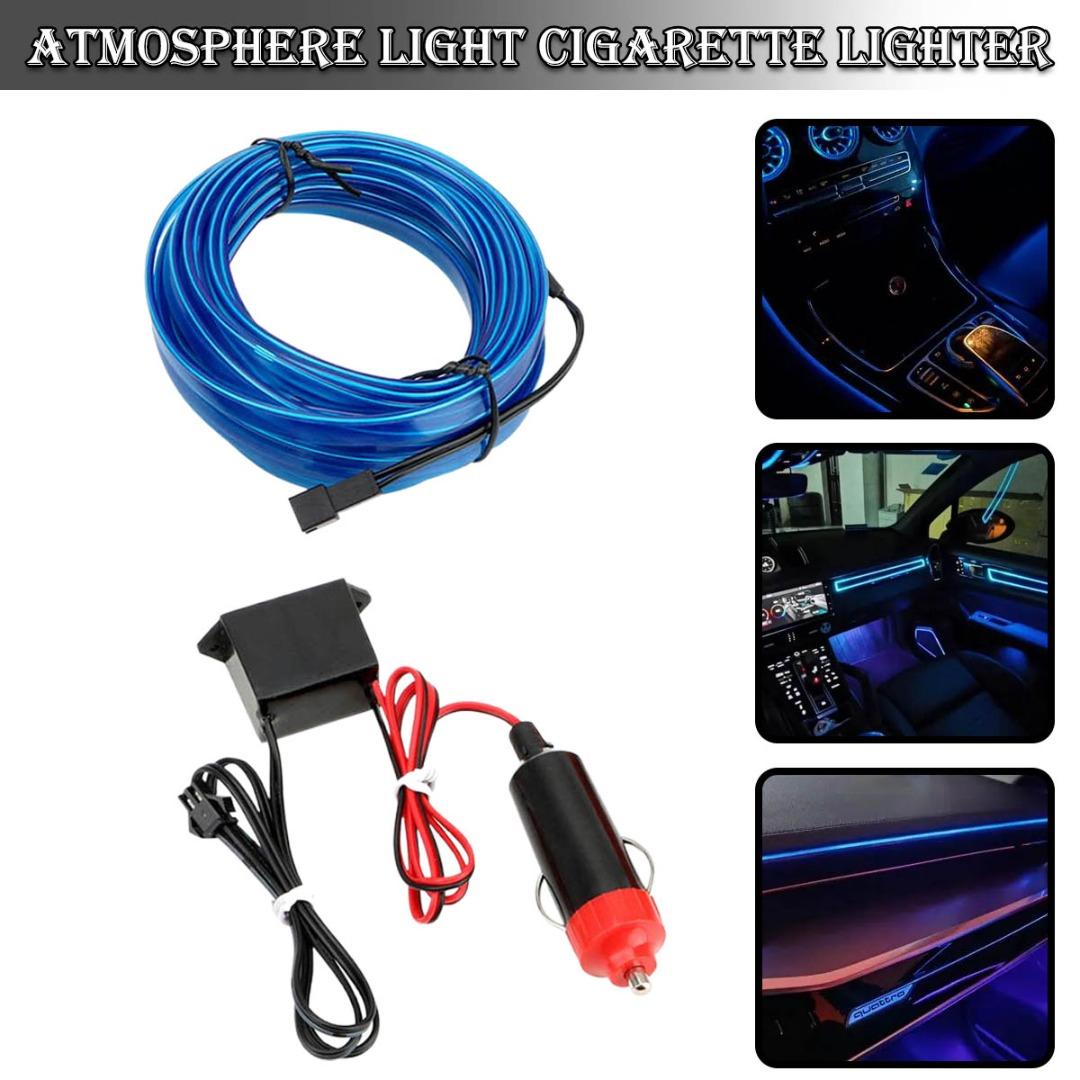 

PDTO 2M Синий светодиодный автомобиль Аксессуары для салона автомобиля Атмосфера Проволочная лента Лампа