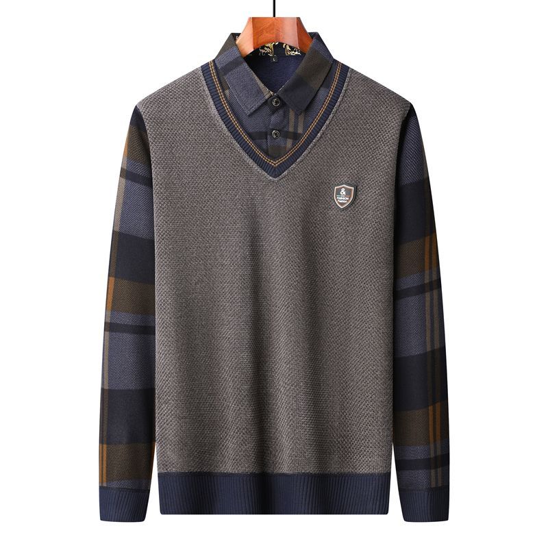 

Утепленный и утолщенный внешний свитер, вязаный свитер, теплая одежда для мужчин 3XL