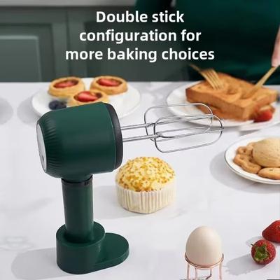 Wireless Handheld Stainless Steel Electric Egg Beater Household Small Automatic Cream Beater Egg Beater Special for Baking
