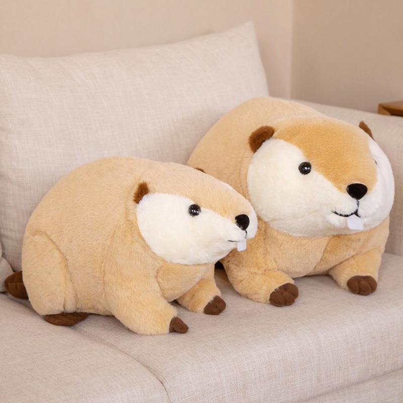 Adorable Pet Beaver Plush Pillow