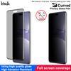 Dla Huawei Nova 13 Pro Szkło IMAK 3D Zakrzywione Prywatności Szkło Hartowane Pełnoekranowa Folia