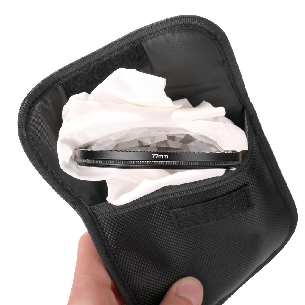 77mm Kaleidoscope Prism Camera Glass Filter Variable Number of Subjects SLR Photography Accessories