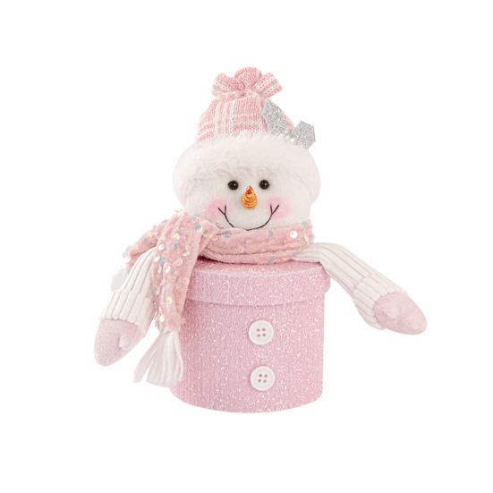 Yousheng 1/2/3Pcs Christmas Gift Bag Santa Claus Snowman Reindeer Design Festive Theme Xmas Candy Bag with 3D Embroidery Party Decoration