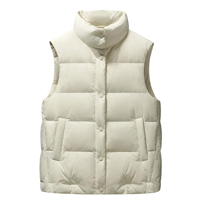 XueZhongFei Women's Lightweight Stand Collar Down Vest