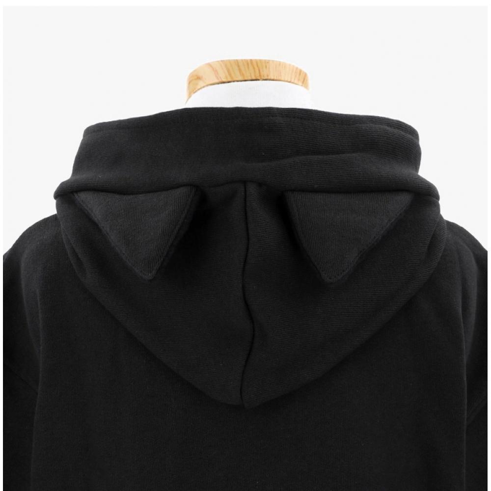 Mini Rodini 2472016099  Cat Ears Hoodie  Cat Cat Ear Kids Hoodie