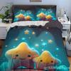 Cute Cartoon Stars Print Bedding Set Duvet Cover 1 Duvet Cover 2 Pillowcases Adult And Kids Bedding Set Luxury Children's Gifts