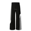 Vintage American Color Block Sweatpants Loose Fit Wide Leg Pants Men Women Teens