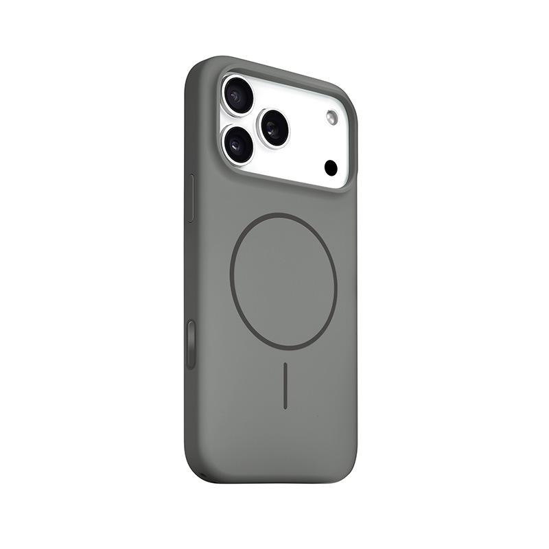 Liquid Silicone Ai Camera Shutter Button Case for iPhone 17 Pro Max with Magnetic Pop-Up Cover Animation Magsafe Compatible