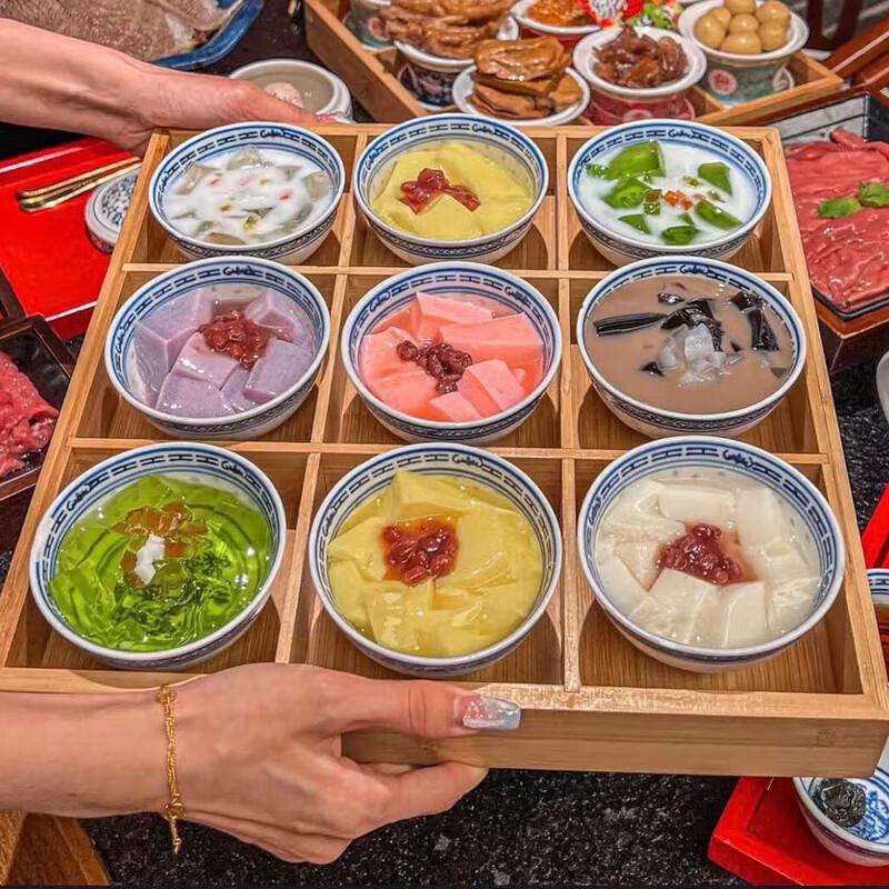 

Melamine Imitation Porcelain Hotpot Tableware Set