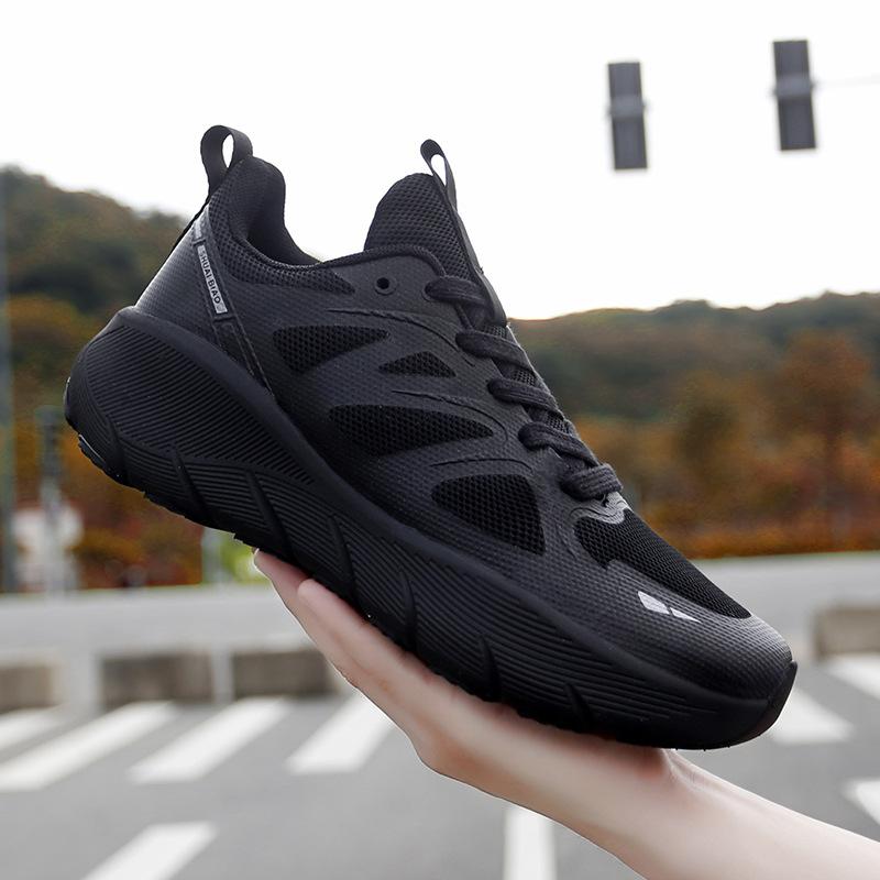 Sneakers high elastic shock absorption running jumping exercise couple casual shoes fashion versatile trendy shoes ultra-light outdoor men's shoes