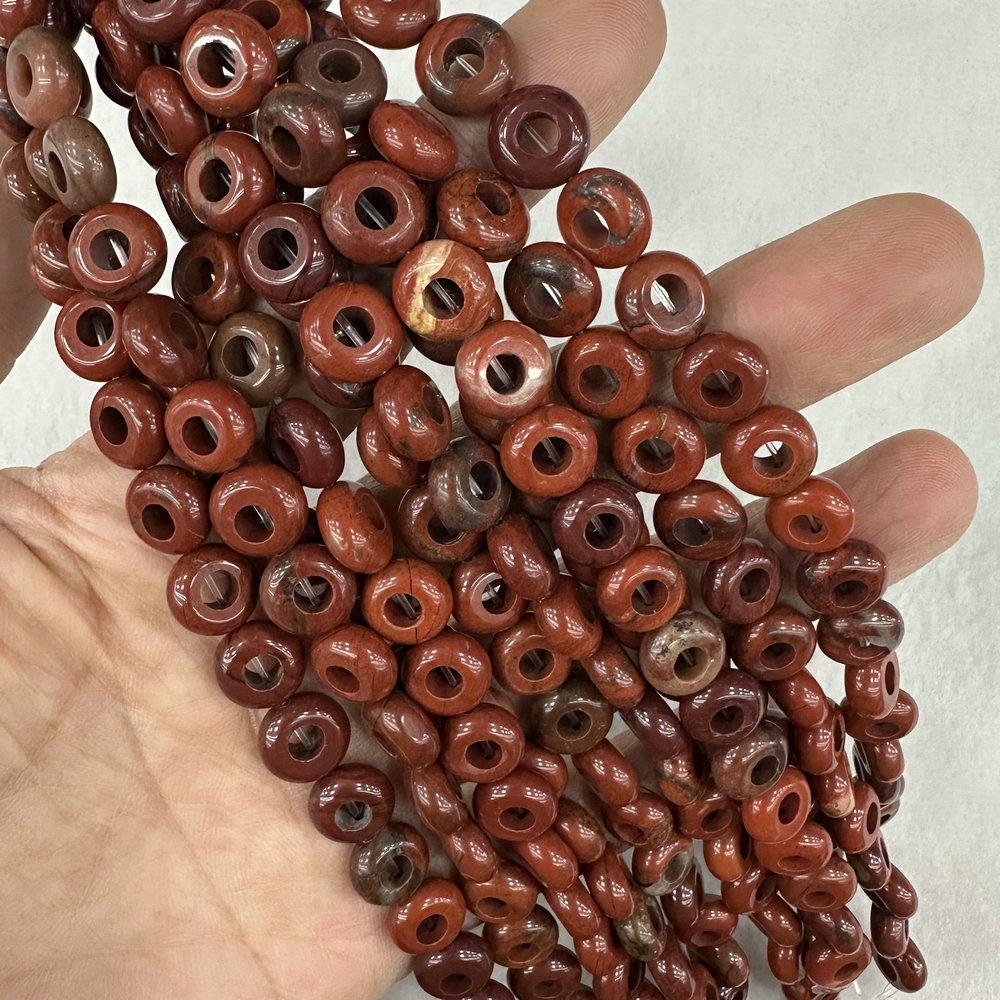10mm Hollow Round Spacer Beads for DIY Jewelry Crafting