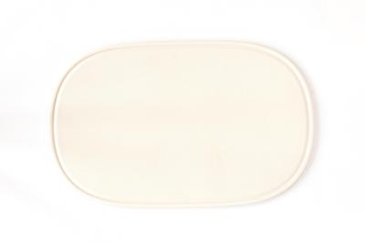 Ihara Kikaku OVAL Soft Cutting Medium ALC62 Board, Ivory,
