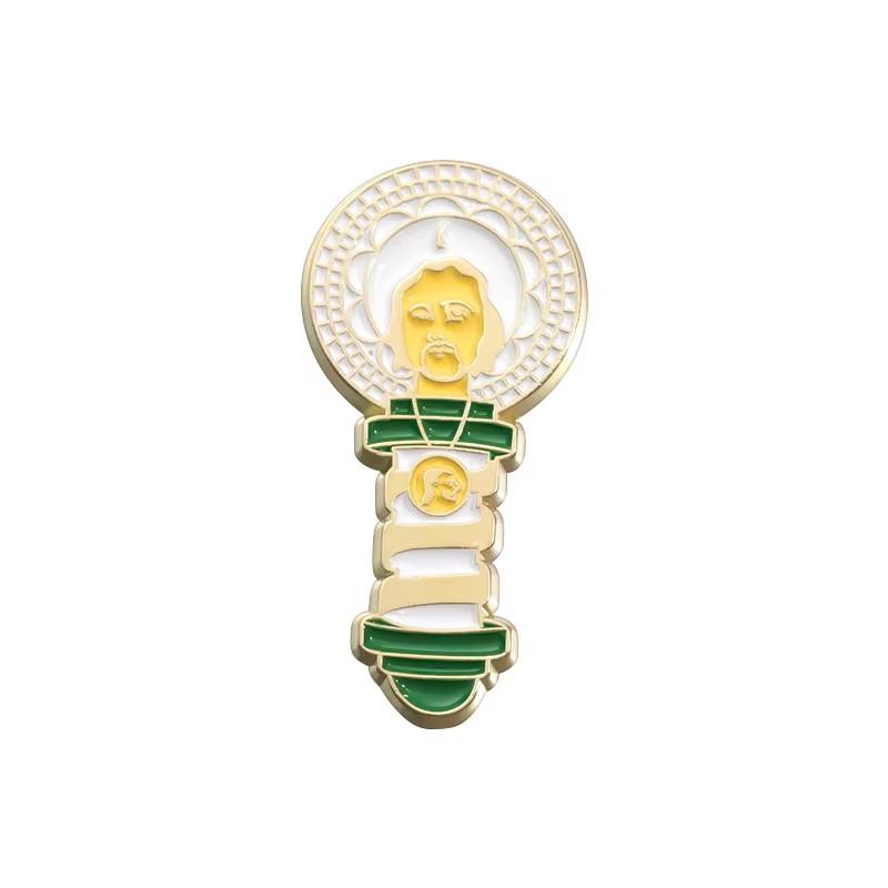 

Multicolour Trendy Retro Mexican Metal Enamel Pin Baseball Hat Pin Badge Baked Era Cartoon Baseball Pin Jewelry Gift For Friends