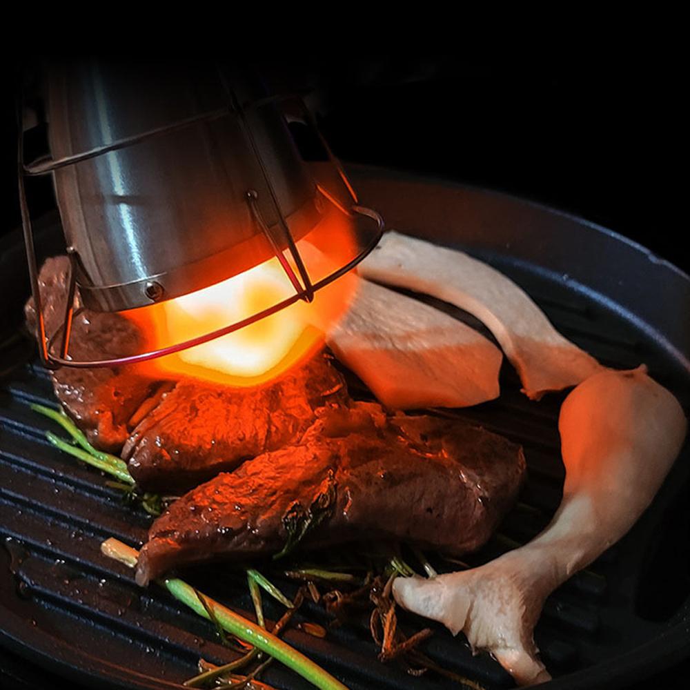 Camping GasTorch Heads High Power Outdoor Portable Burners Heads Charcoal Burning Tool Picnic BBQ