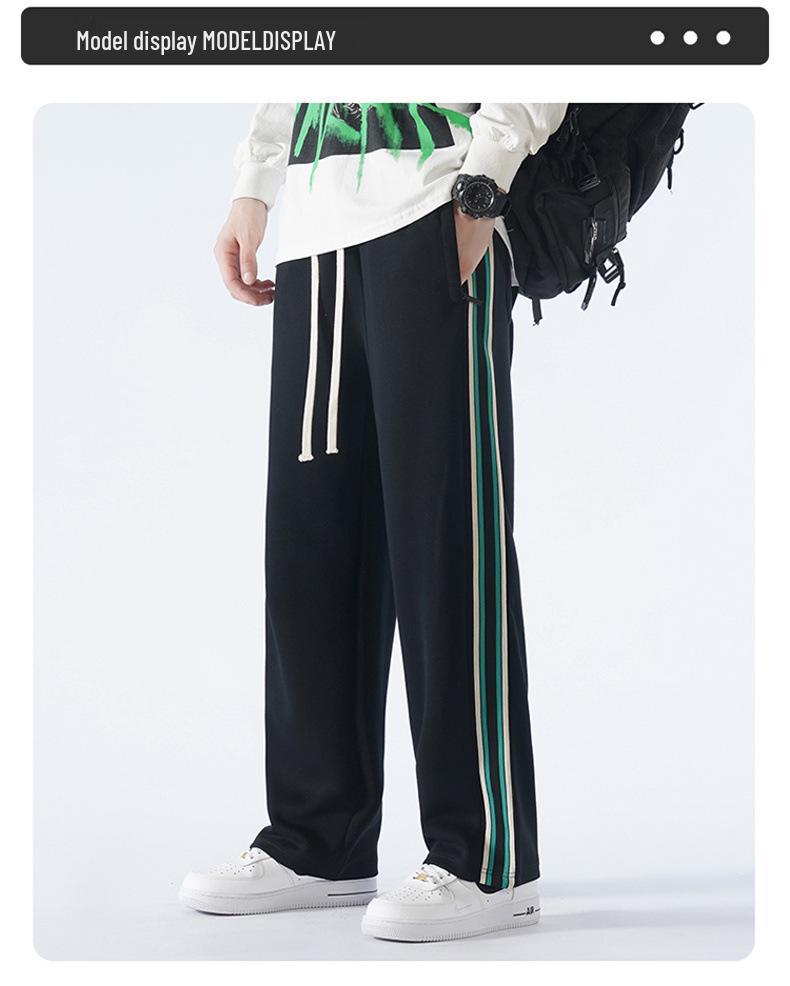 Herren 2024 Extra lange Baumwoll-Sweathose für große Männer: Jugendsport Winter Freizeit Hose