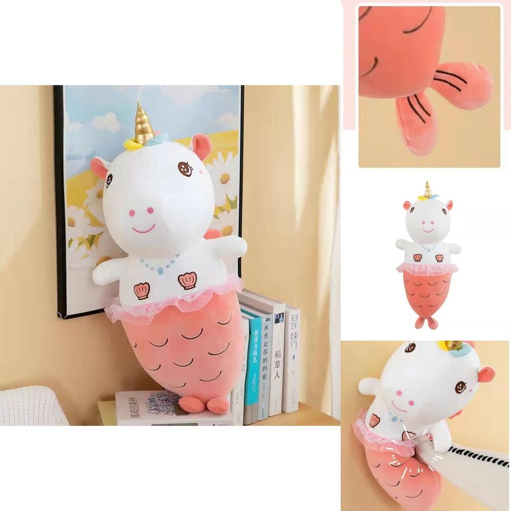 Entzückendes Einhorn-Stofftier mit weicher Kurzplüschfüllung für gemütlichen Komfort und Halt