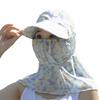 Sun Protection Women Sun Hat Ear Flap Sunscreen Bucket Hat Neck Protective Cover Cap  Summer