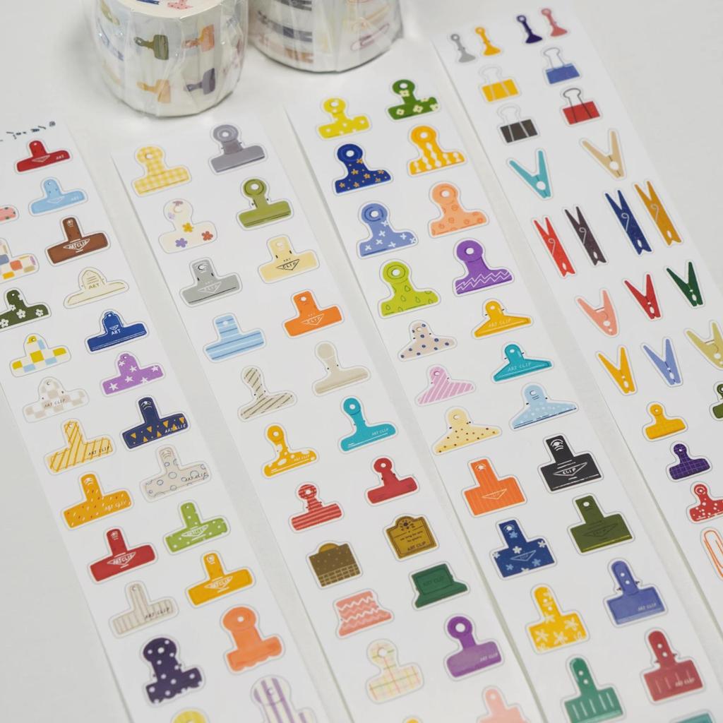 A Little Cultural Journal Washi Tape Vol. 1-2: Camping, Breakfast, Forest Characters