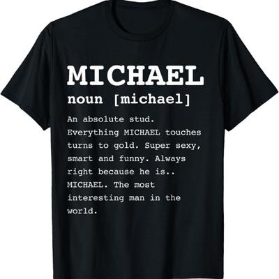Vtipné tričko Michael pro každého jménem Mike Tričko