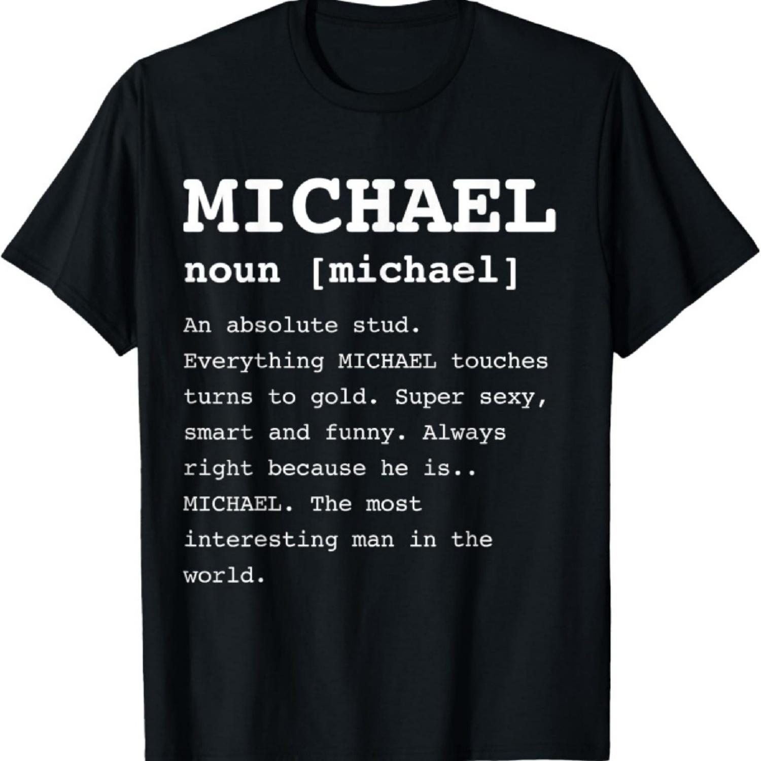 Смешная футболка Майкл для любого по имени Майк футболка футболка S