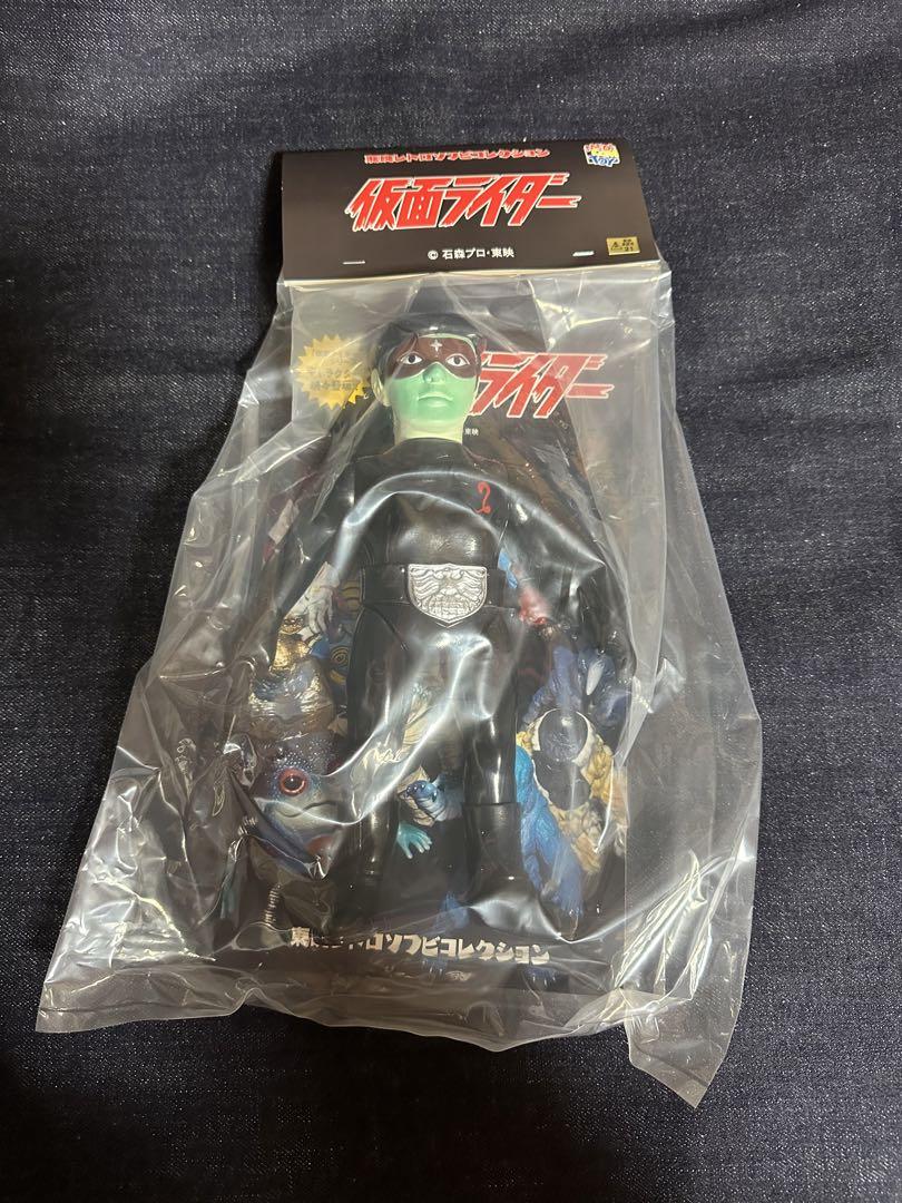 

[Б/У] Medicom Toy Toei Retro Коллекция Мягкого Винила Боец ШОКЕРА Черный Берет