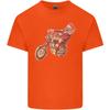 Biker Santa Christmas Motorcycle Chopper Skull Unisexs Light Cotton TShirt