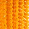 5PCS 5 Feet Marigold Garland for Decoration - Marigold Flowers Garlands for Indian Diwali Day of The Dead Decorations, Indian Weddings (Orange)