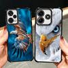 Bald Eagle Cool Plating Phone Case For Xiaomi Redmi Note 14 15 Pro Plus 13 12 11 11S 11T 10 9S 9 5G Anti-Fall Airabag Cover