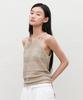 Manggomaenipeullijeu Pia Crochet Knit Sleeveless_Beige