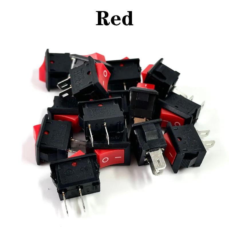 SPST Rocker Switch 15Pcs–250V 3A AC Mini Power Switch,10x15mm Snap Mount On Off Toggle for Electronic Devices,Equipment