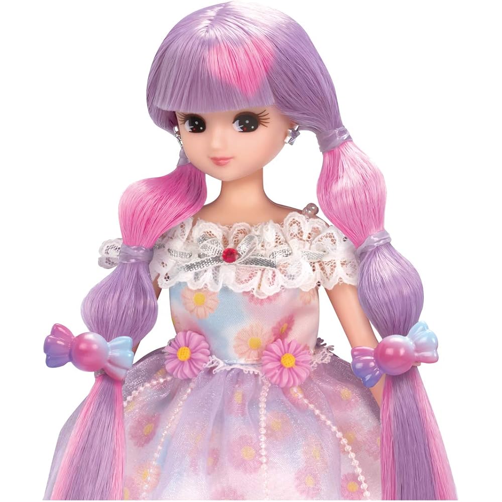 TAKARA TOMY Licca-chan Doll Colorful Change Dress-Up Toy for Kids Age 3 and Up Safe Certified